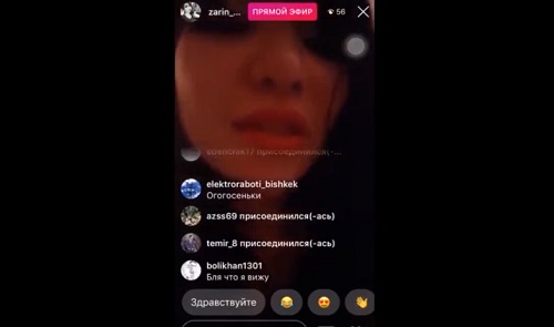 Казашка в прямом эфире снимает пиздолиза